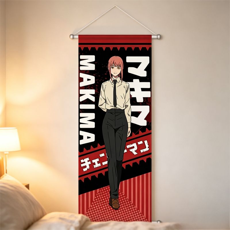 Esports Gaming Poster - VIKAMA Chainsaw Man Wall Scroll Poster،