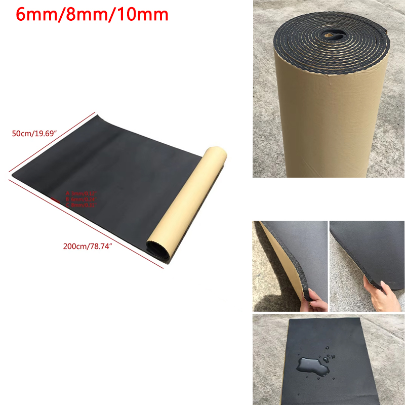 Sound Dampening Foam - لفة واحدة 200 سم × 50