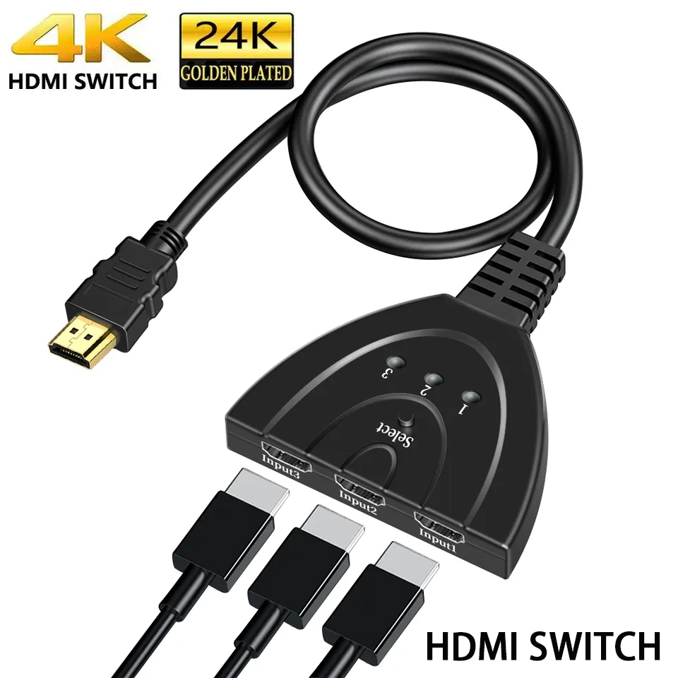 Esports Gaming Hub - HDTV التبديل 3 في 1 4k