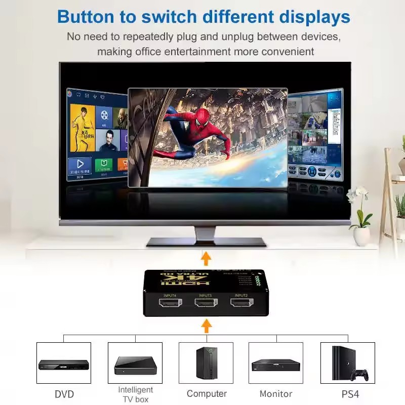 محول HDMI ثلاثي المداخل وذو مخ - مراجعة Esports Gaming Hub وسعره