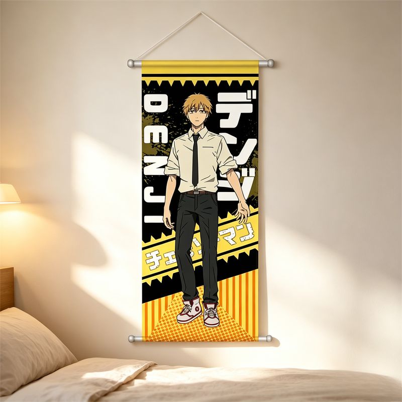 VIKAMA Chainsaw Man Wall Scrol - مراجعة Esports Gaming Poster وسعره