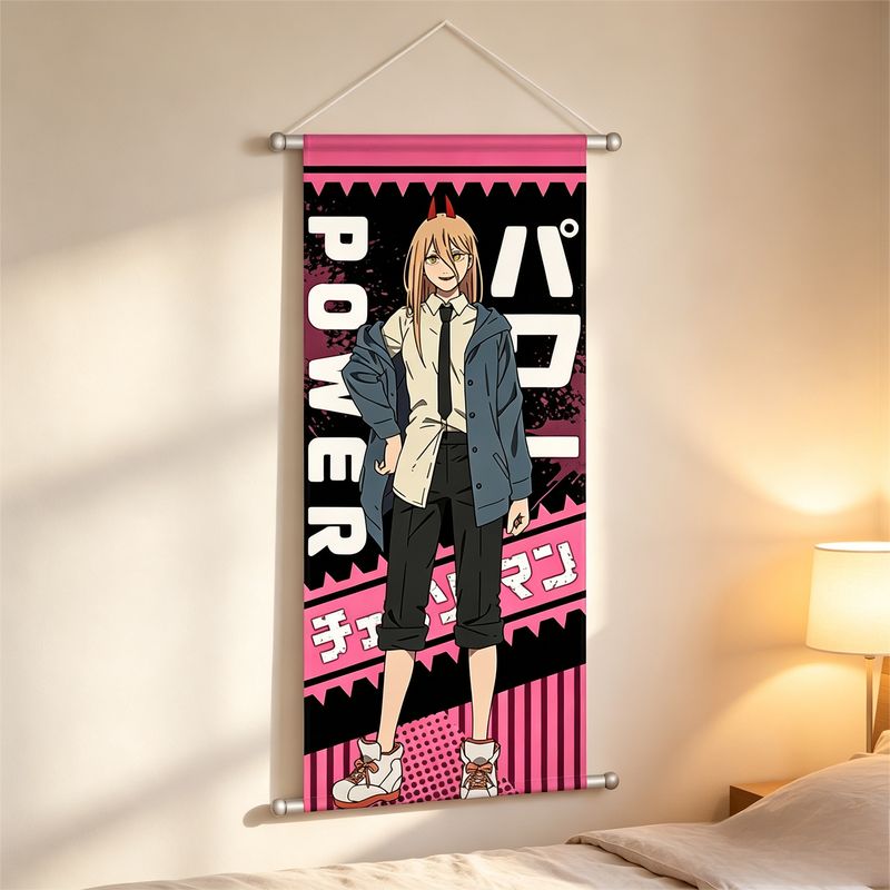 VIKAMA Chainsaw Man Wall Scrol - مراجعة Esports Gaming Poster وسعره