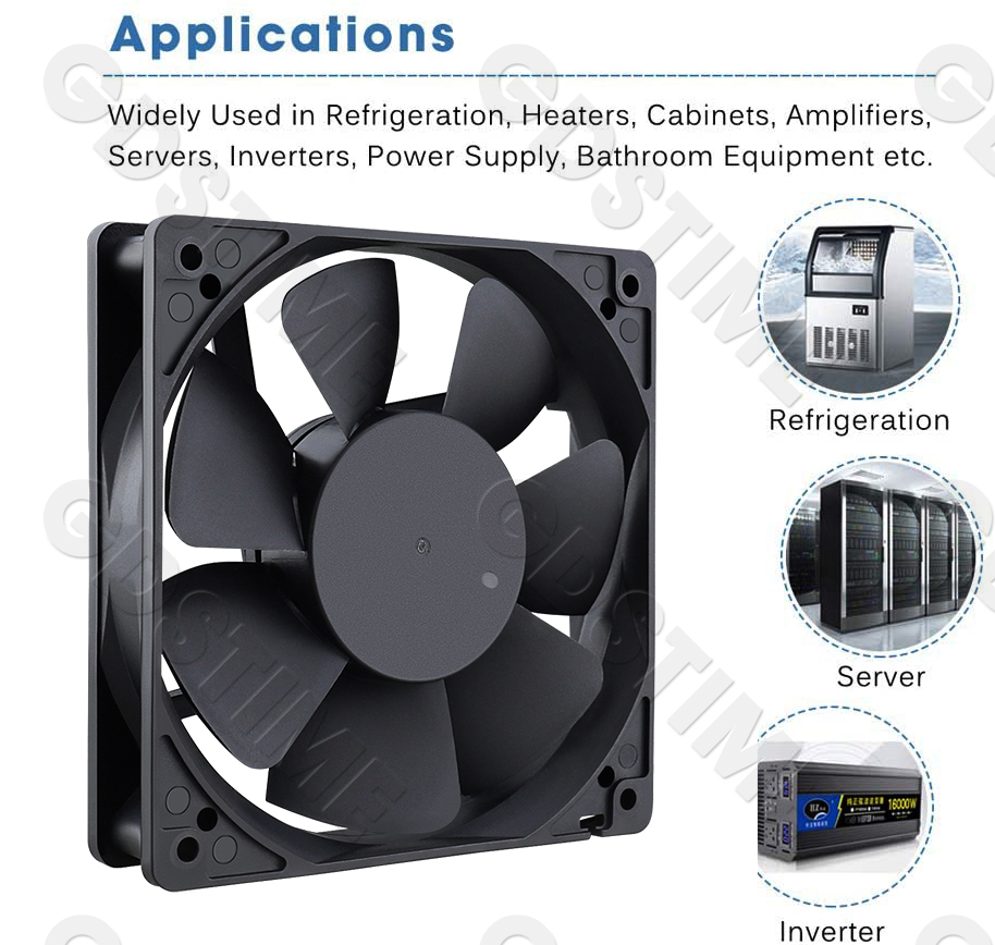 مروحة Gdstime EC 230V 220V محو - مراجعة Esports Gaming Fan وسعره